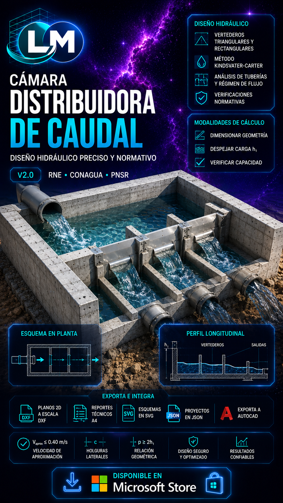 Cámara Distribuidora de Caudal — carátula