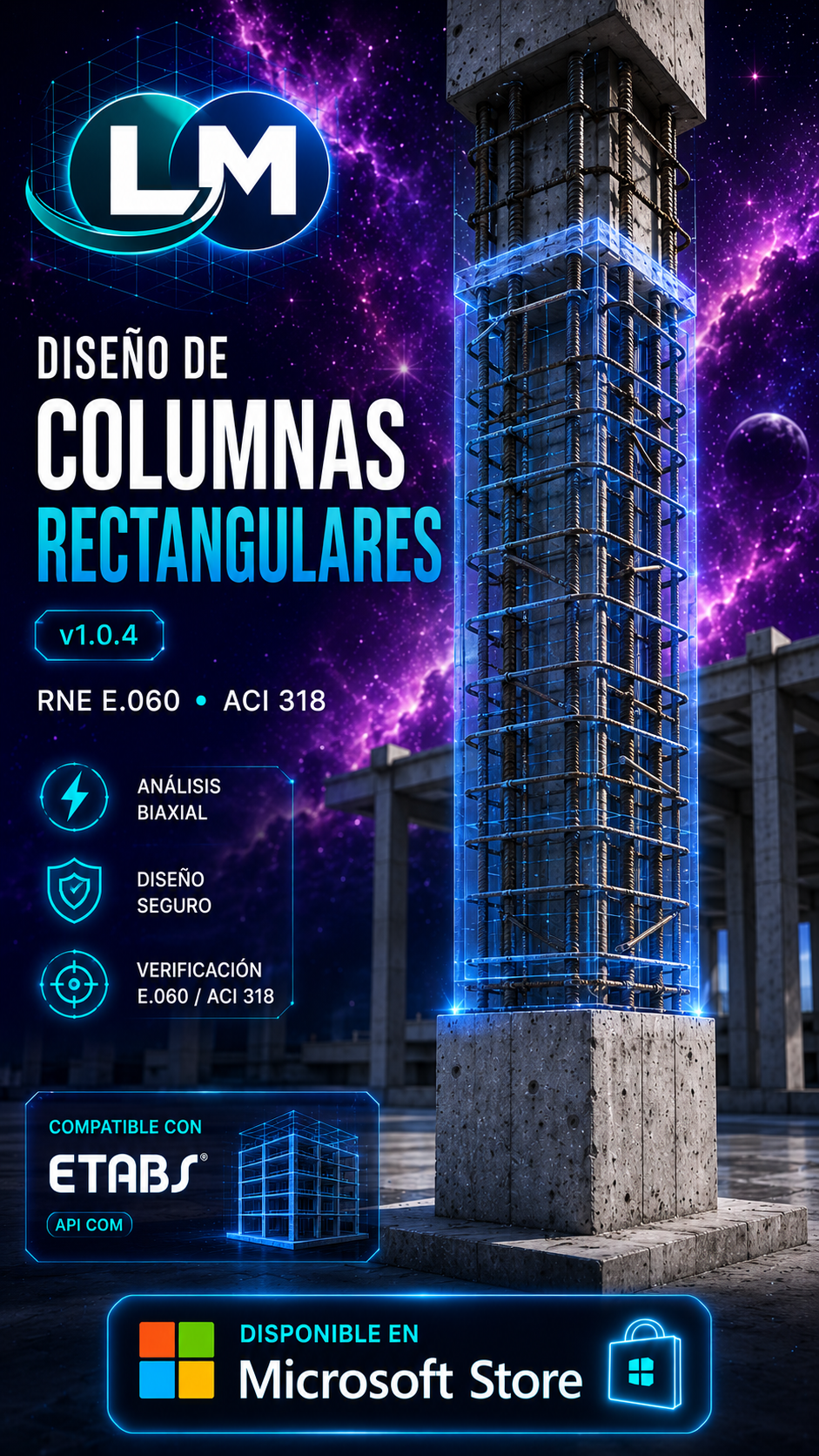 Columnas Rectangulares — carátula