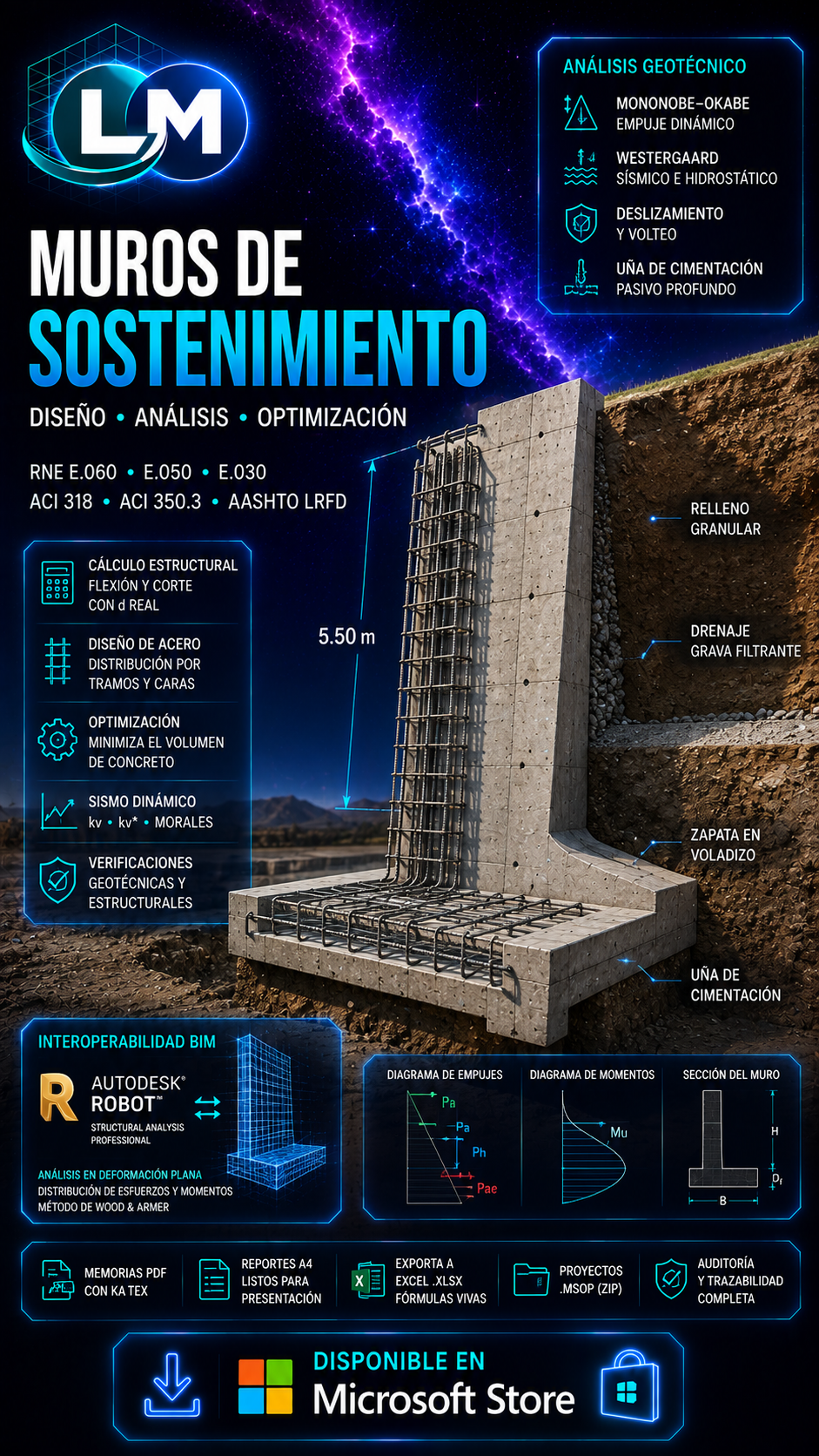 Muros de Sostenimiento — carátula