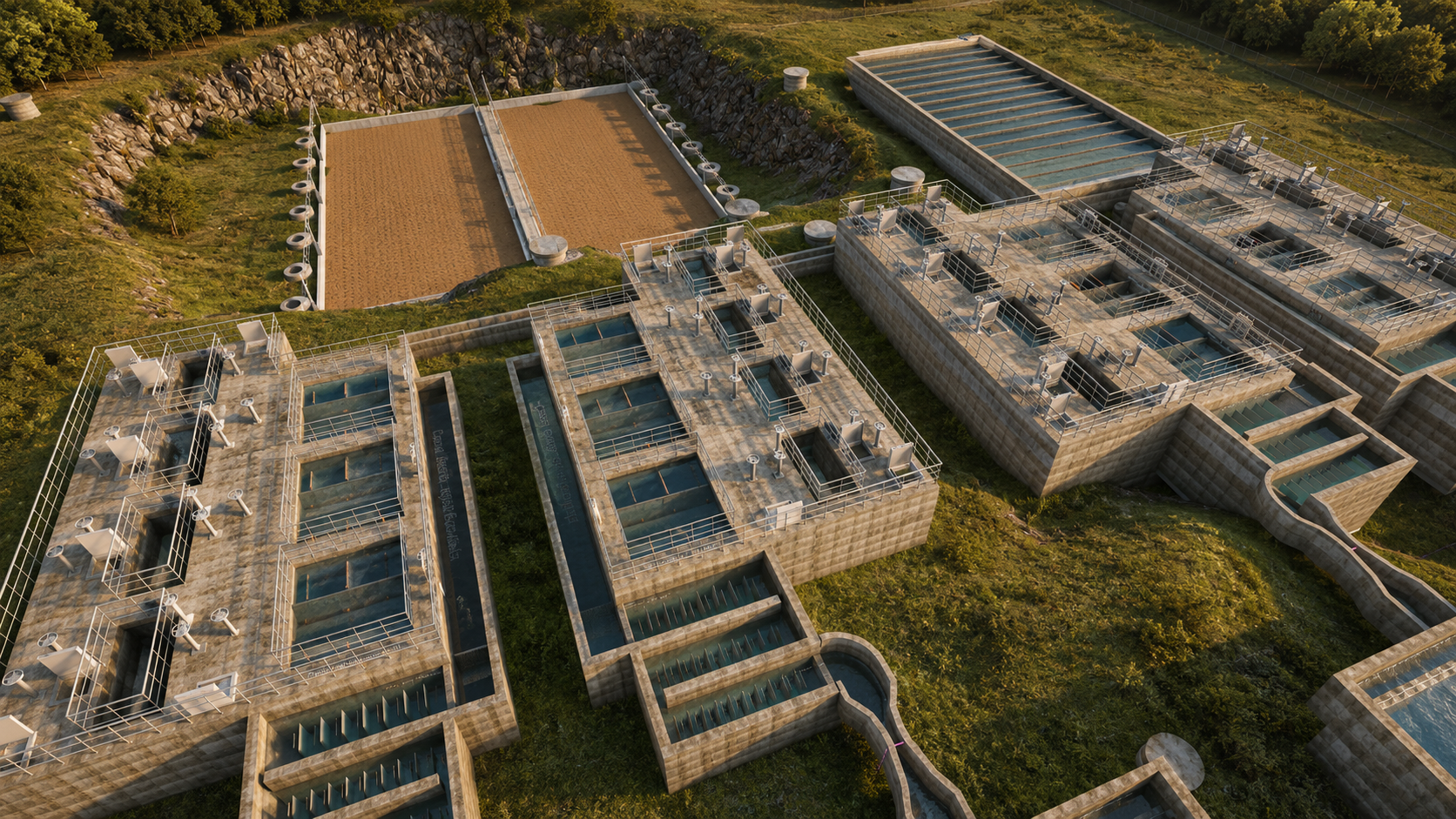 PTAP Tocache — render Twinmotion del modelo BIM